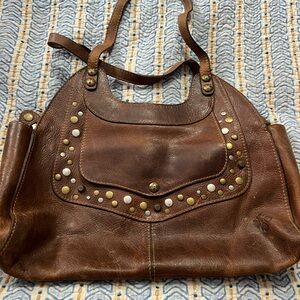Patricia Nash studded brown leather purse